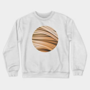 Shades of Beige Abstract Art Strands Crewneck Sweatshirt